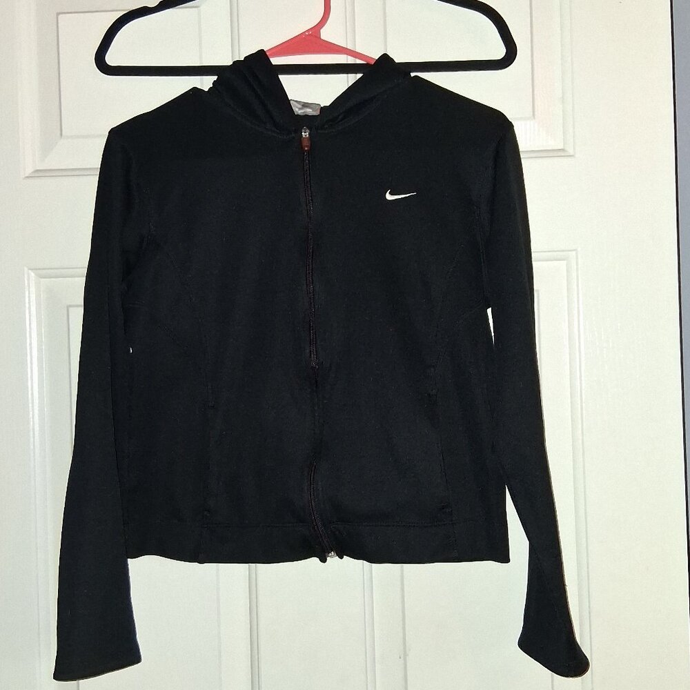Nike Black Zip Up Hoddie